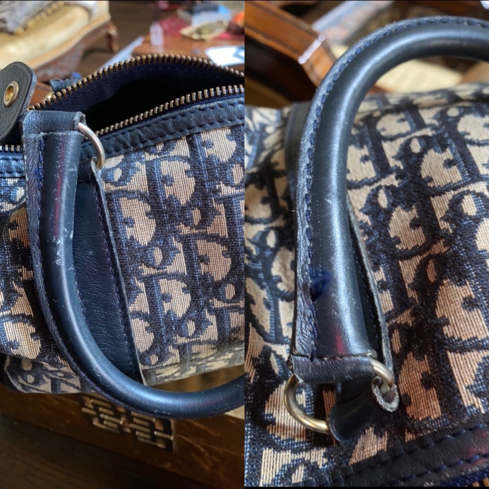SOLD Authentic Vintage Dior Monogram Boston Bag - Picture 7 of 14